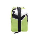 Makeup Organizer Cute Angry Panda Womens Zip Toiletry Bag Large Case Cosmetic Bags