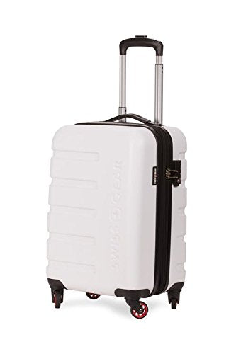 SWISSGEAR 7366 Expandable Hardside Spinner (18", White)