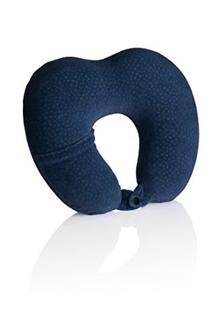Conair Travel Smart by Memory Foam Neck Rest Removable Washable Cover, Navy (TS025NVY)