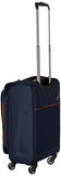 Nautica Gennaker 20 Inch Expandable Luggage Spinner, Navy/Orange
