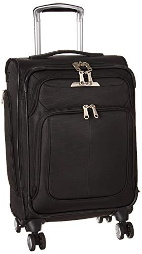 Samsonite Solyte DLX Expandable Softside Carry On with Spinner Wheels, 21 Inch, Midnight Black