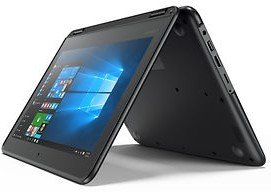 Black Flip Design Lenovo 11.6-Inch Touchscreen 2-In-1 Business Laptop, Intel Celeron N3060, 4Gb