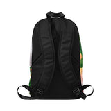 YPink Little Kitten Sitting in Santa Hat Against Fir TRE Casual Daypack Travel Bag College School Backpack for Mens and Women