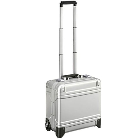 Zero Halliburton Geo Aluminum 2.0 17 Wheeled Business Case Silver