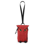Darling'S Baby Owl Multi-Purpose Pouch Waist Bag With Lanyard & Metal Buckle - Red
