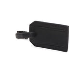 Deux Lux His Saffiano Black Luggage Tag