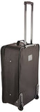 Rockland Luggage 4 Piece Set, Black/Gray, One Size