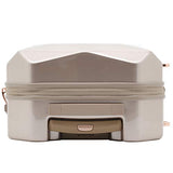 kensie Women's 3D Gemstone TSA Lock Hardside Spinner Luggage, Rose Gold, 20-Inch Carry-On