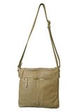 AmeriLeather Simply Messenger/Shoulder Bag (Tan)