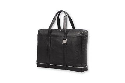 Moleskine Lineage Briefcase, Leather, Black