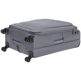 AmazonBasics Expandable Softside Spinner Luggage Suitcase With TSA Lock And Wheels - 29 Inch, Grey