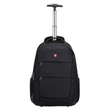Oiwas Rolling Backpack With Wheels 20 Inch School College Wheeled Book Bag Laptop Travel Carry On
