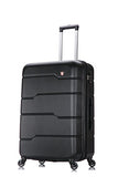 Dukap Luggage Rodez Lightweight Hardside Spinner 28'' Inches Black