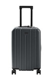 CHESTER Minima Carry-On Luggage / 22" Lightweight Polycarbonate Hardshell/Spinner Suitcase/TSA Approved Cabin Size (Charcoal)