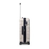 LIZHOUMIL Luggage Sets Suitcase Lightweight TSA Lock Spinner 20In24In28In White ABS