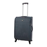 Mia Toro Italy Idice Softside 24 Inch Spinner, Grey