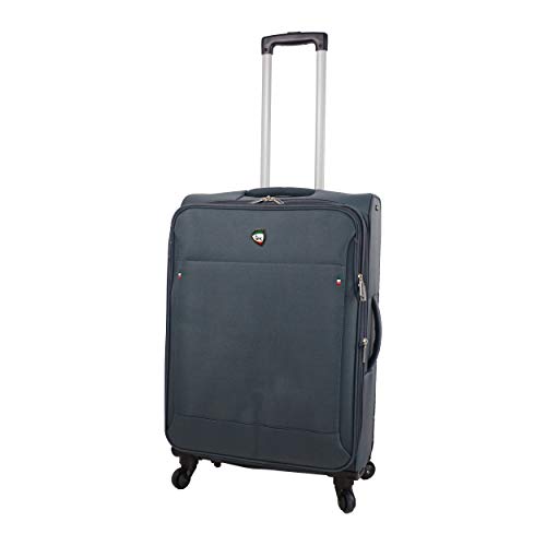 Mia Toro Italy Idice Softside 24 Inch Spinner, Grey