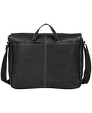 Kenneth Cole Reaction Come Bag Soon Leather 15.6" Messenger Laptop, Black One Size