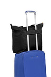 Biaggi Luggage Paksak Packable Tote As As Seen on Shark Tank Black 21-Inch