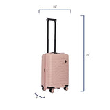 Bric's B|Y Ulisse Spinner Suitcase - 21 Inch Carry-On Luggage - Hard Exterior and TSA-Approved Lock - Pearl Pink