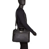 Kenneth Cole Reaction Faux Leather 16" Laptop Briefcase Black One Size