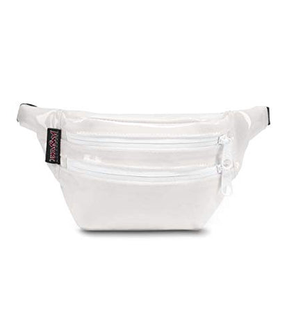 JanSport Hippyland Fanny Pack - Adjustable Belt - Translucent White