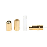 AMA(TM) 6ml Protable Travel Mini Classic Perfume Atomizer Refillable Spray Bottle With Pump (Gold)