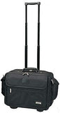 Goodhope Bags 4521.Black Bellion Wheeled Computer Briefcase With Side Pockets, Black