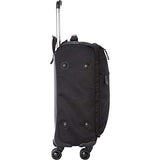 A.Saks 22" Expandable Lightweight Spinner Carry-On Luggage in Black