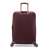 Samsonite Flexis Expandable Softside Checked Luggage With Spinner Wheels, 25 Inch, Cordovan