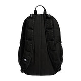 adidas Excel Backpack, Black Black/White Webbing, One Size