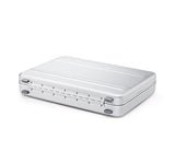 Zero Halliburton Slimline Aluminum Attache Case in Silver