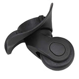 BQLZR Luggage Swivel 9.1cmx10.7x4.9cm Black Plastic Left & Right Wheels DIY Replacement Parts Pack of 2 (See Vedio First)