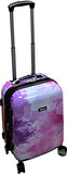 Kemyer 788 Vintage World Series Lightweight 3-PC Expandable Hardside Spinner Luggage Set (Marble)
