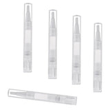 Baoblaze 5Pcs/Kit Portable Travel Eyelash Lip Gloss Tube Nail Cuticle Oil Teeth Whitening Twist Pen