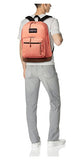 JanSport Right Pack Backpack - School, Travel, Work, or Laptop Bookbag with Leather Bottom, Faded Coral