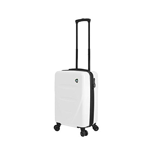 Mia Toro Italy Fassa Hardside Spinner 20" Carry-On, White