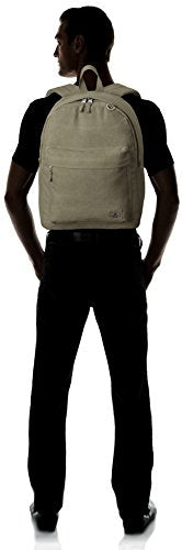 Everest Stylish Laptop Backpack - 17" Tan Polyester Daypack - View #2