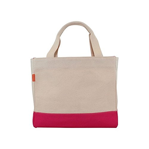 CB Station 6189 Color Block Tote Bag44; Hot Pink