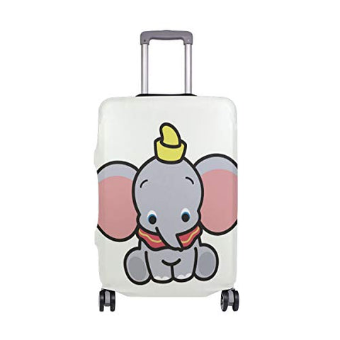 GIOVANIOR Cartoon Elephant Luggage Cover Suitcase Protector Carry On Covers
