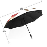 Umbrella Little Kulit and Santa Claus Travel Golf Sun Rain Windproof Umbrellas with UV Protection