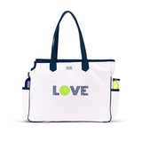 Ame & Lulu Love All Court Bag Gift Set with Matching Cosmetic Case and Tennis Towel