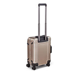 Zero Halliburton Geo Aluminum 3.0 Carry On 4-Wheel Spinner Luggage in Silver
