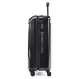 Travelpro Luggage Crew 11 25" Polycarbonate Hardside Spinner Suitcase, Obsidian Black
