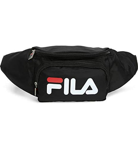 Fila Unisex Fanny Pack, Black, 1 Size