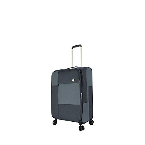 Mia Toro M1134-20in-blk Italy Vasto Softside Spinner 20" Carry-on, Black