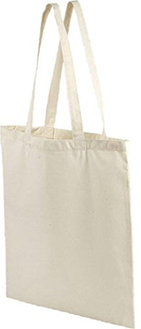 Zuzify Simple Organic Cotton Tote Bag. Yt1098 Os Natural