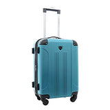 Travelers Club Sky+ Luggage Set, Teal, 5 Piece