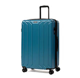 NONSTOP Luggage Expandable Spinner Wheels hard side shell Travel Suitcase Set 3 Piece Lightweight with TSA Lock and Double USB Port, NEW YORK Collection (Teal, 3-Piece Set (20/24/28) W/Power Bank)