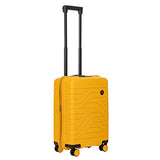 B|Y By Brics | Ulisse 21 Inch Expandable Spinner Suitcase | Mango | Hard Exterior, Multiple Pockets & TSA Approved Lock